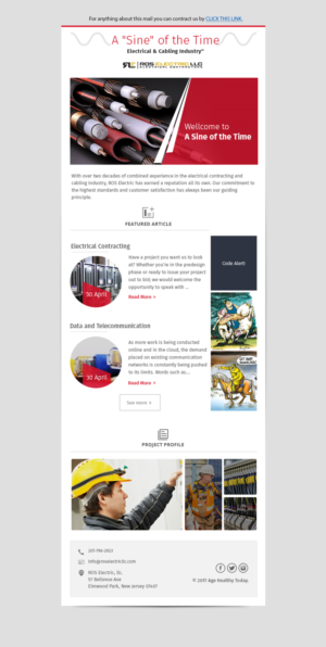 Newsletter Design by Dabashes Adhikery for this project | Design: #14639706