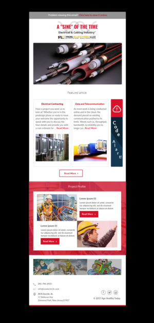 Newsletter Design by Dabashes Adhikery for this project | Design: #14761264