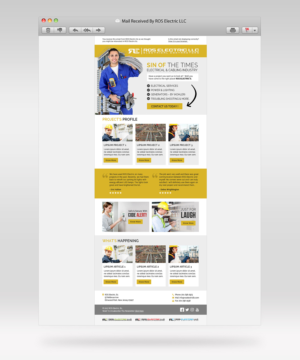 Newsletter Design by JustACreative1 for this project | Design: #14628448