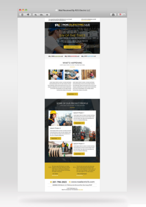 Newsletter Design by JustACreative1 for this project | Design: #14628457