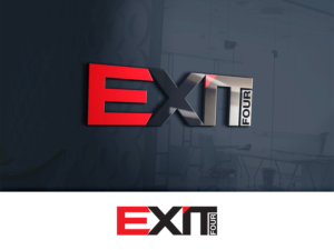Logo Design by IMD-HUB for Exit Four  | Design: #14582386