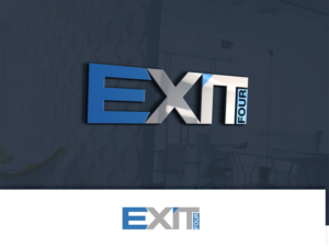 Logo Design by IMD-HUB for Exit Four  | Design: #14582428