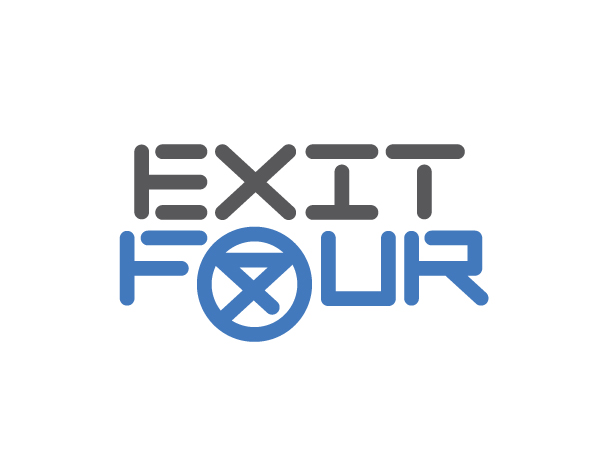 Logo Design by ABG for Exit Four  | Design #14588016