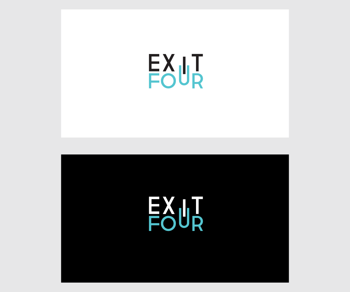Logo Design by bijuak for Exit Four  | Design #14588887