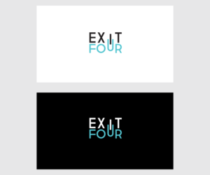 Logo Design by bijuak for Exit Four  | Design #14588887