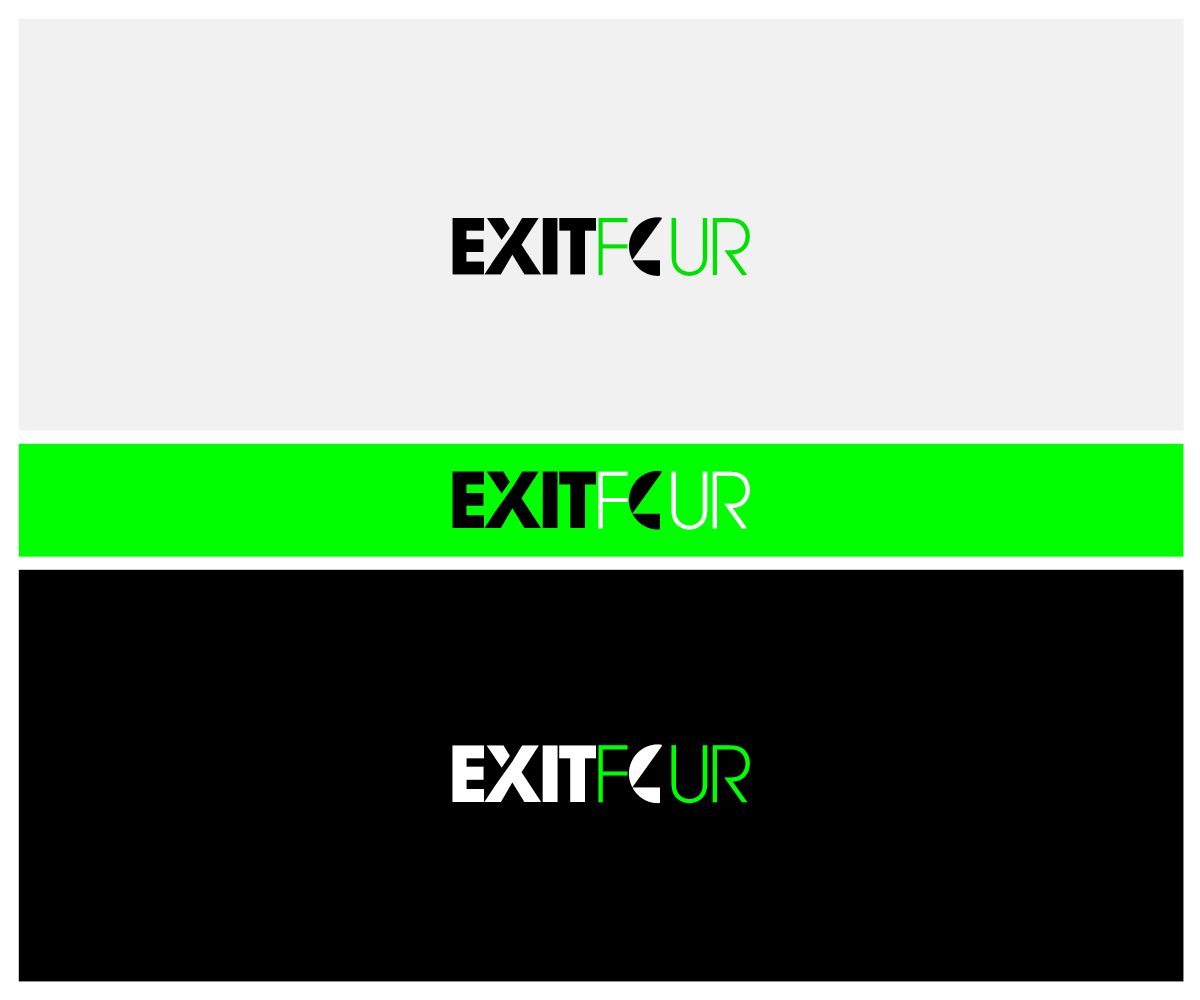 Logo Design by Bittersweet for Exit Four  | Design #14582896