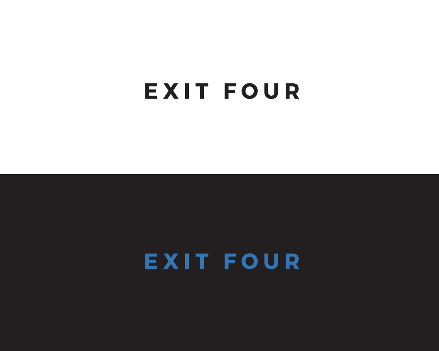Logo Design by anonrotide for Exit Four  | Design #14594004