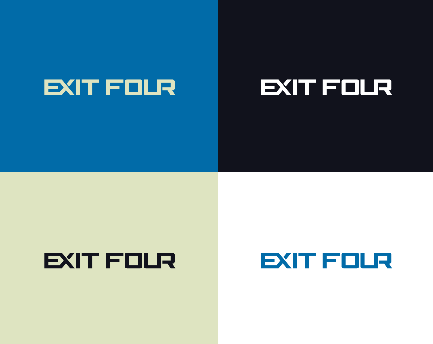 Logo Design by anonrotide for Exit Four  | Design #14596814