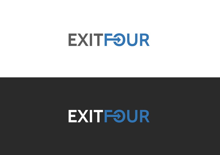 Logo Design by christianpoetoe for Exit Four  | Design #14583261