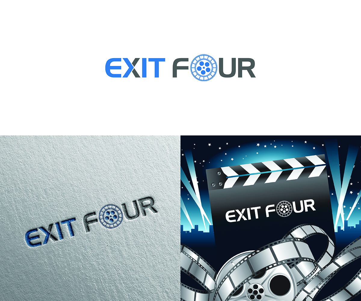 Logo Design by eMARK for Exit Four  | Design #14587865