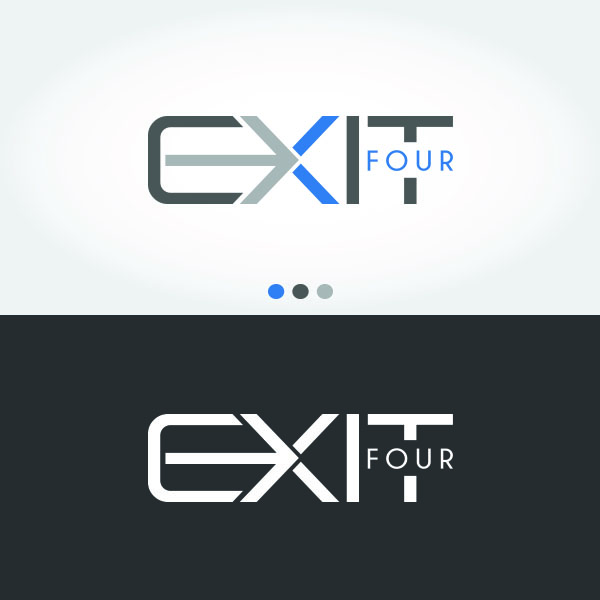 Logo Design by bhattisultan66 for Exit Four  | Design #14586545