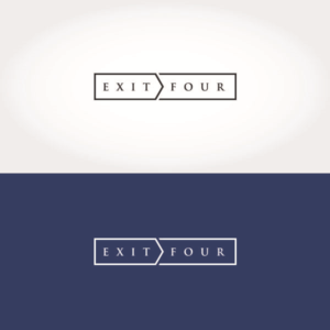 Logo Design by bhattisultan66 for Exit Four  | Design: #14588926