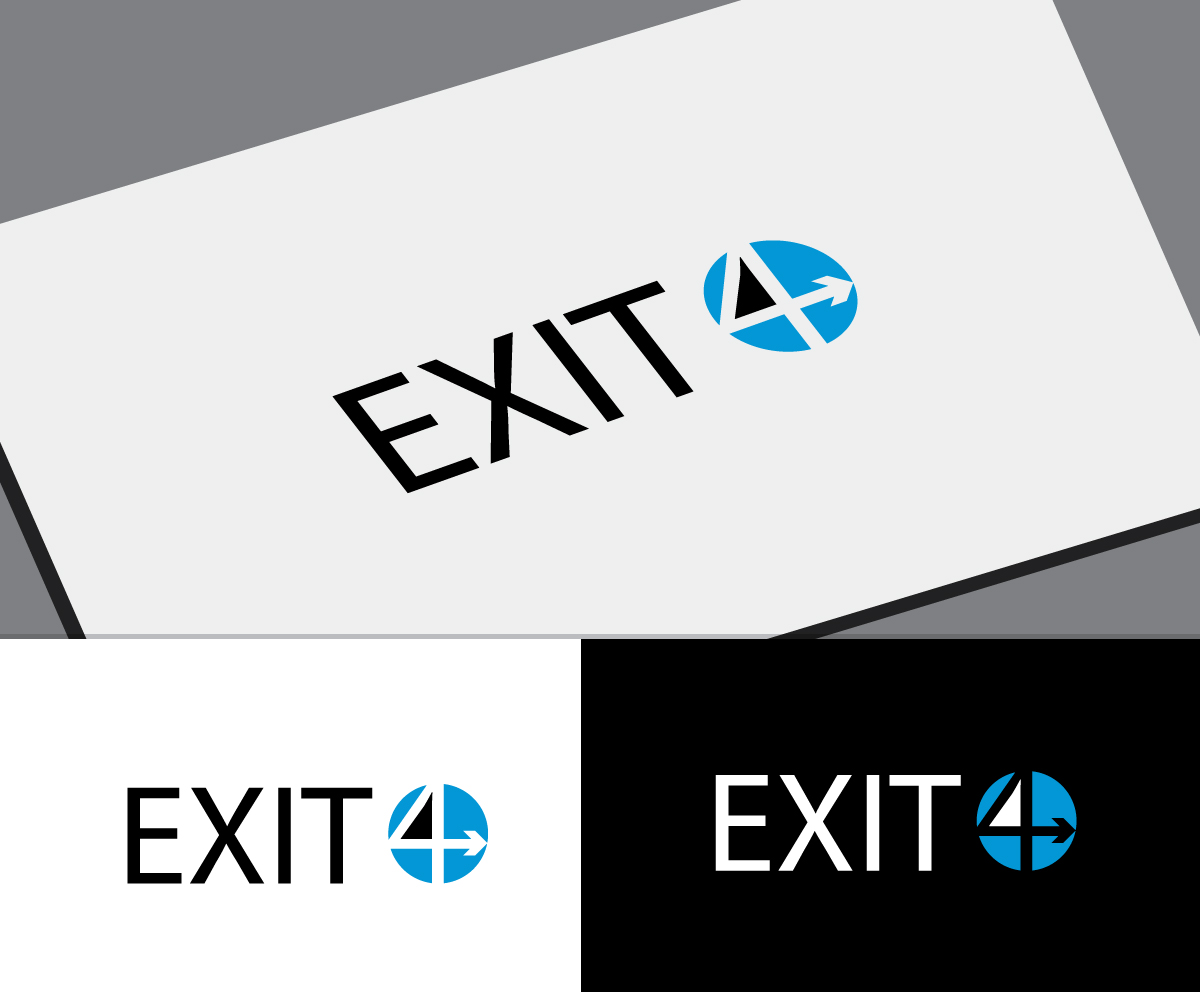 Logo Design by future logo.com for Exit Four  | Design #14582942