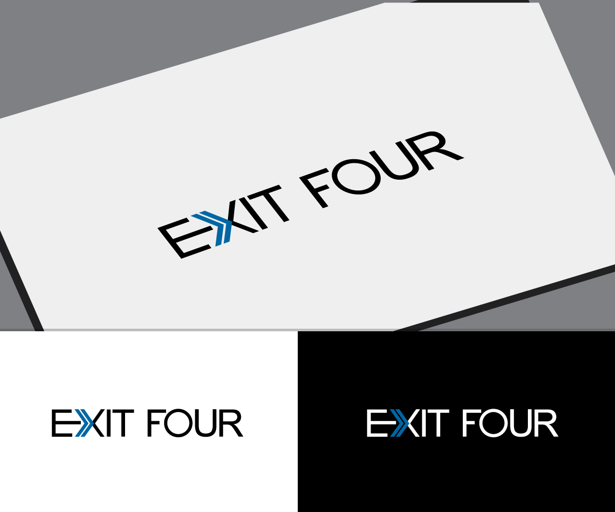 Logo Design by future logo.com for Exit Four  | Design #14582944