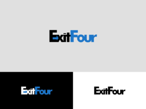 Logo Design by PRstudios for Exit Four  | Design: #14582918