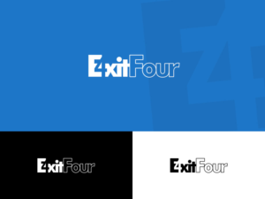 Logo Design by PRstudios for Exit Four  | Design: #14583215