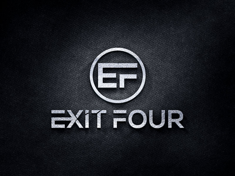 Logo Design by imnurealam for Exit Four  | Design #14584980