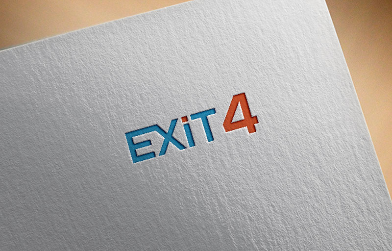 Logo Design by armanmajumder1 for Exit Four  | Design #14586269