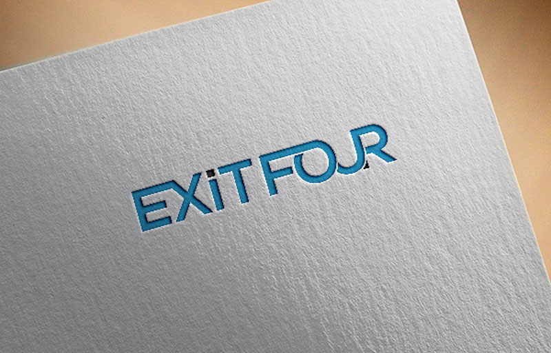 Diseño de Logo por armanmajumder1 para Exit Four  | Diseño #14586272