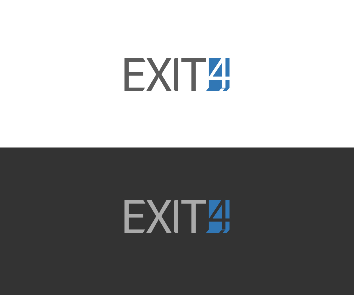 Logo Design by CasperZ for Exit Four  | Design #14582770