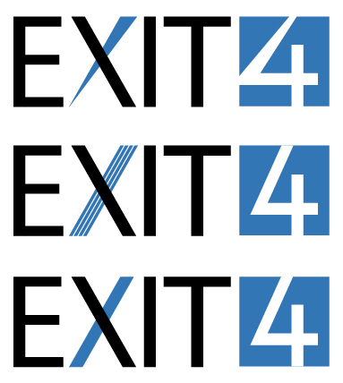 Logo Design by lengoc2d for Exit Four  | Design #14604417