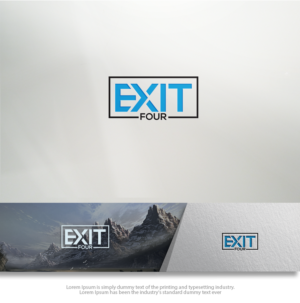 Logo Design by groomfox for Exit Four  | Design: #14582683