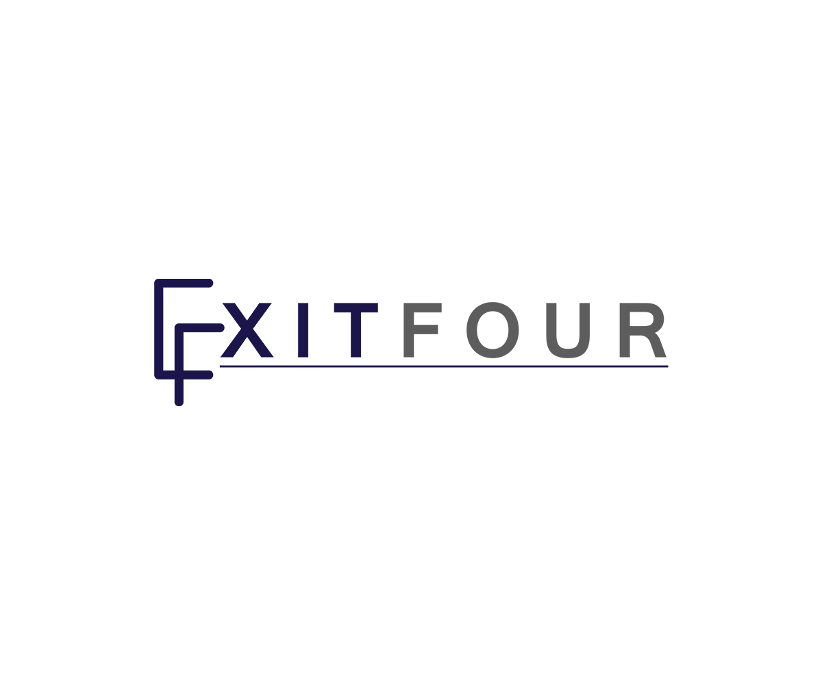 Logo Design by A.D.Khuman for Exit Four  | Design #14588317