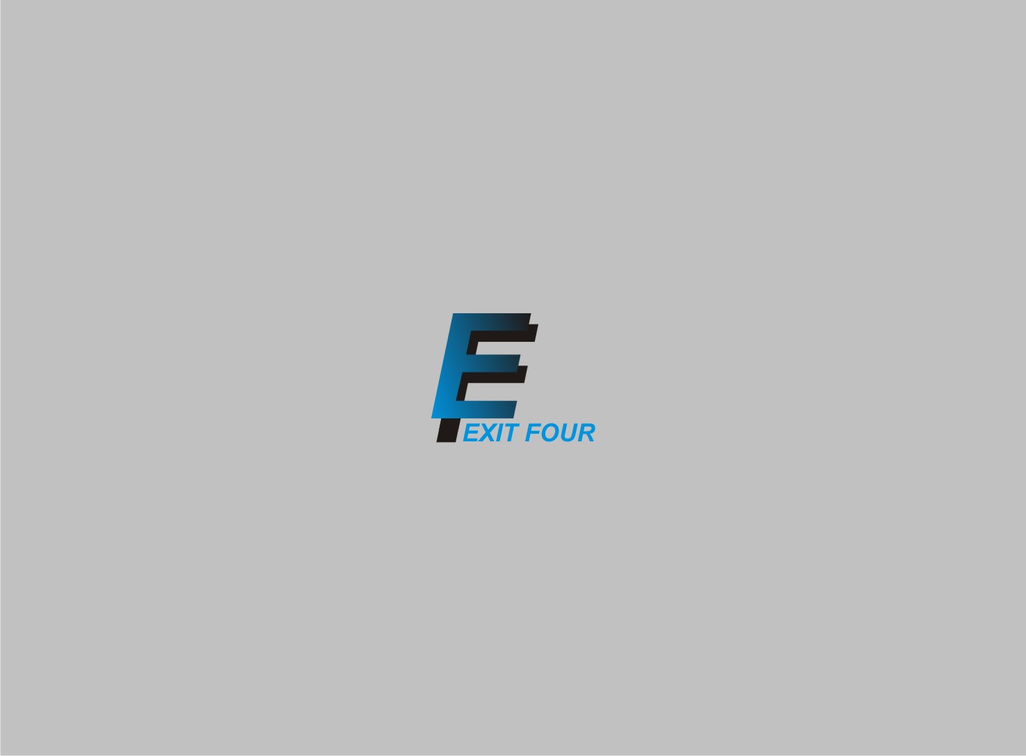 Logo Design by purnomofajar1003 for Exit Four  | Design #14586457