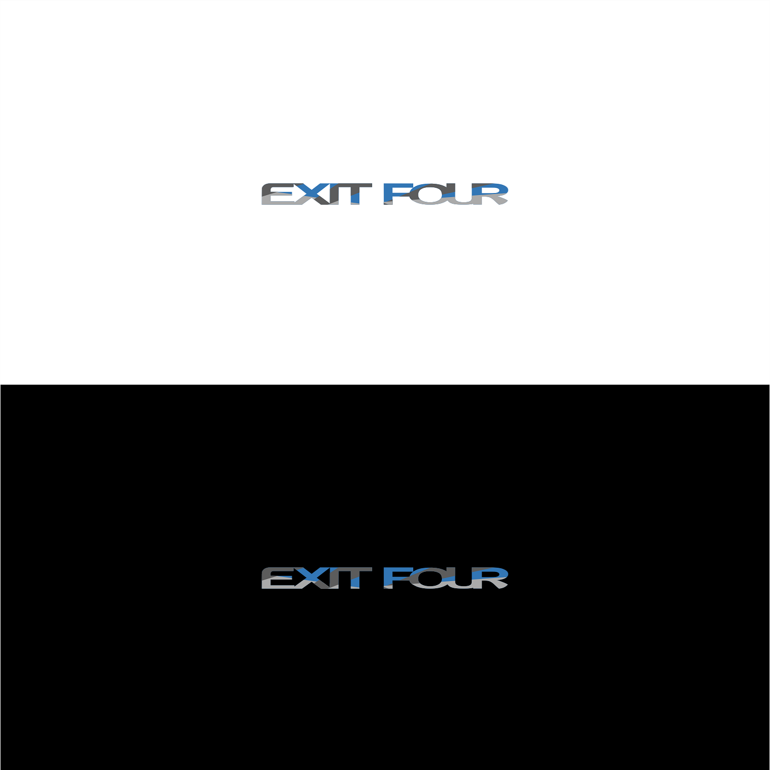 Logo Design by creatordanart for Exit Four  | Design #14595436