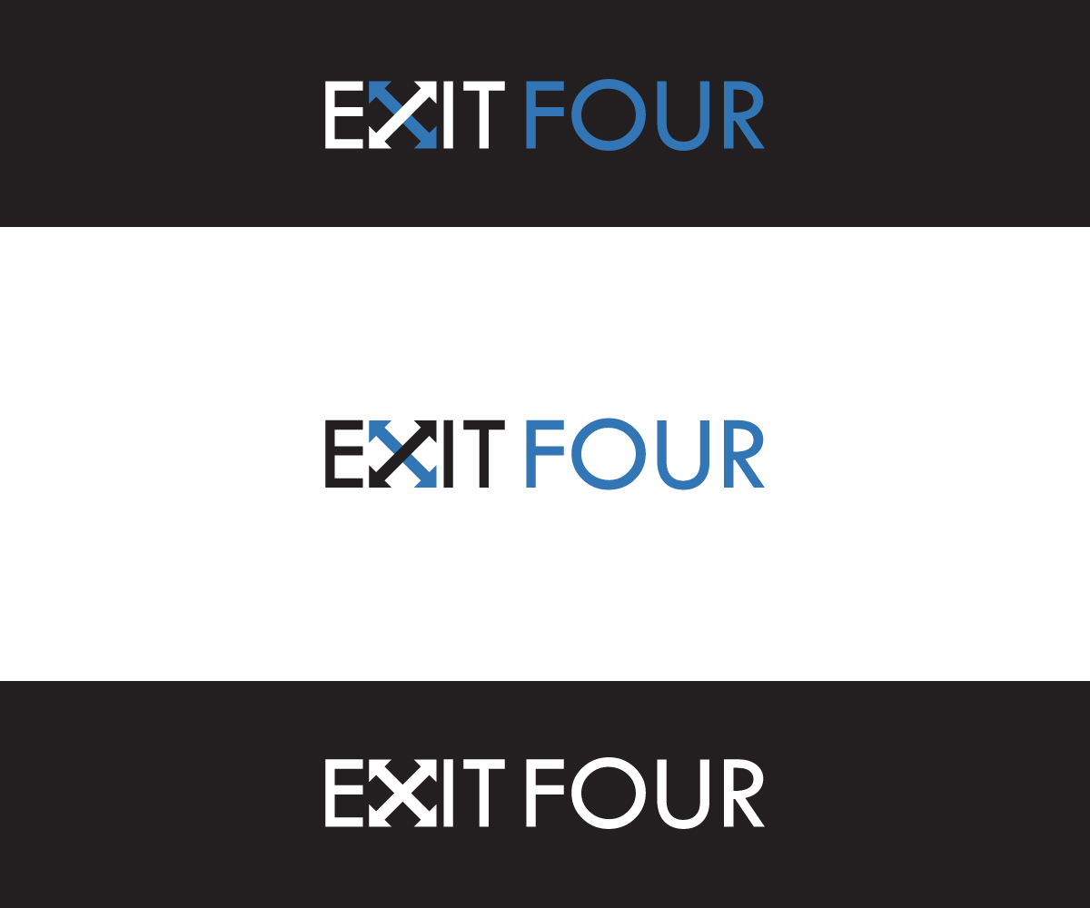 Logo Design by designerD1997 for Exit Four  | Design #14592552