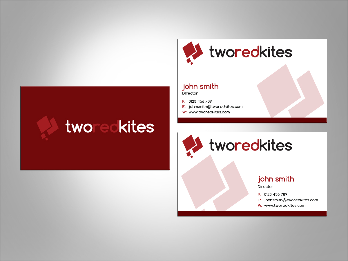 Business Card Design by MT for 2 Red Kites | Design #2558868