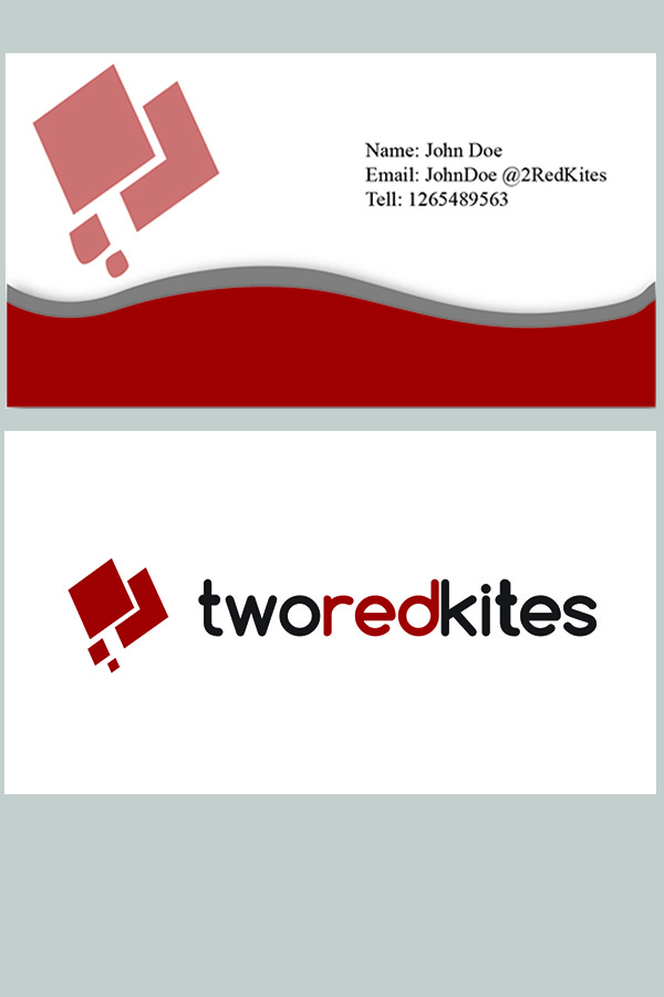Business Card Design by Zaakirah for 2 Red Kites | Design #2554414