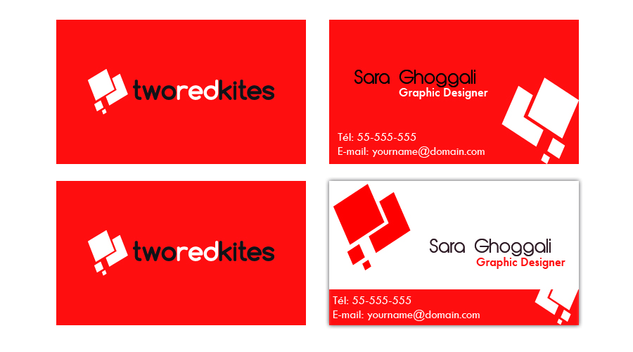 Business Card Design by Atelier de Lala for 2 Red Kites | Design #2566310
