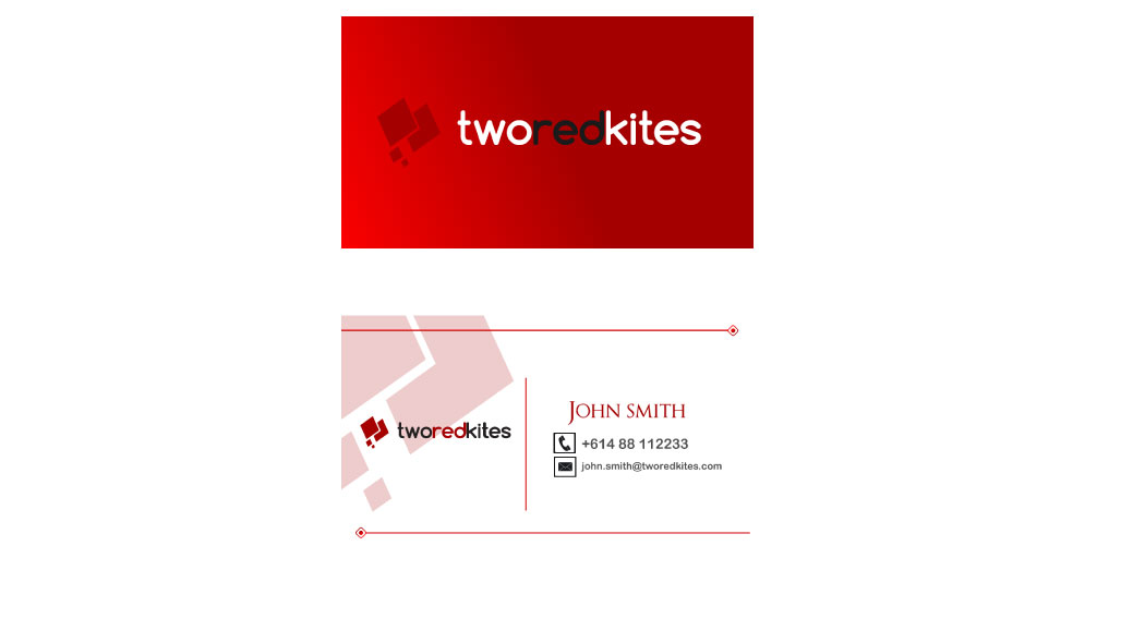 Business Card Design by JNL for 2 Red Kites | Design #2575252
