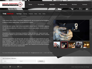 Indoor Gun Range Web Design Project | Web Design by Lara