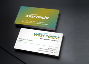 Diseño de Tarjeta de Presentación por Creations Box 2015 para Wesfreight | Diseño: #14594200