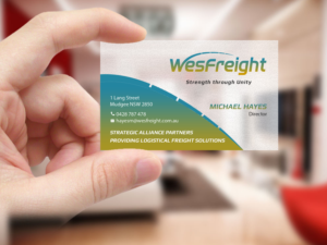 Diseño de Tarjeta de Presentación por Creations Box 2015 para Wesfreight | Diseño: #14594207