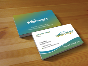 Business Card Design by Creations Box 2015 for Wesfreight | Design: #14594208
