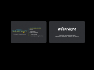 Business Card Design by Creations Box 2015 for Wesfreight | Design: #14594220
