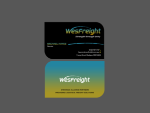 Business Card Design by Creations Box 2015 for Wesfreight | Design: #14603860