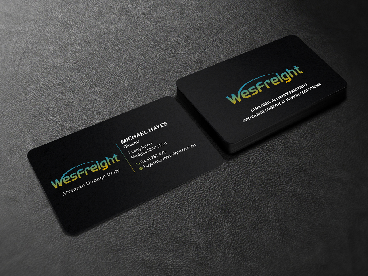Diseño de Tarjeta de Presentación por Creations Box 2015 para Wesfreight | Diseño #14603862