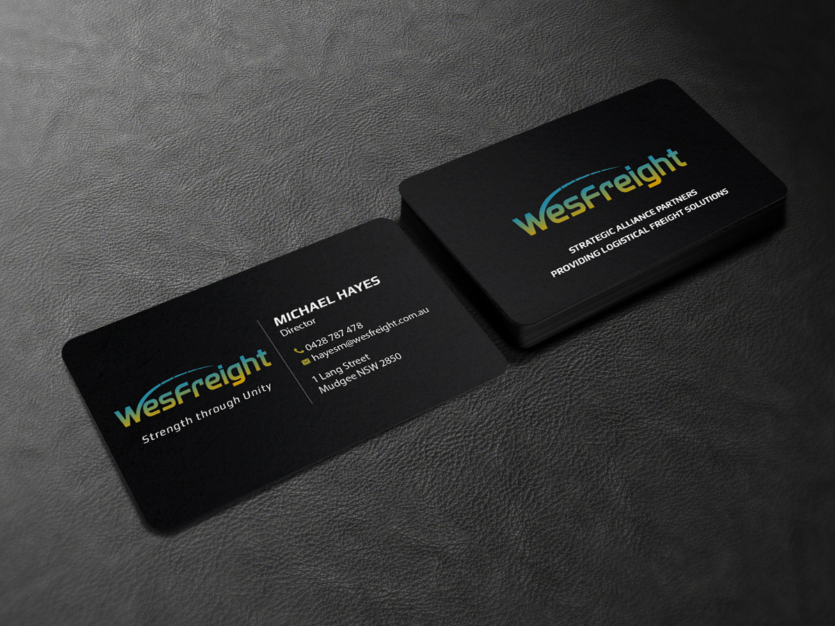 Business Card Design by Creations Box 2015 for Wesfreight | Design: #14618264