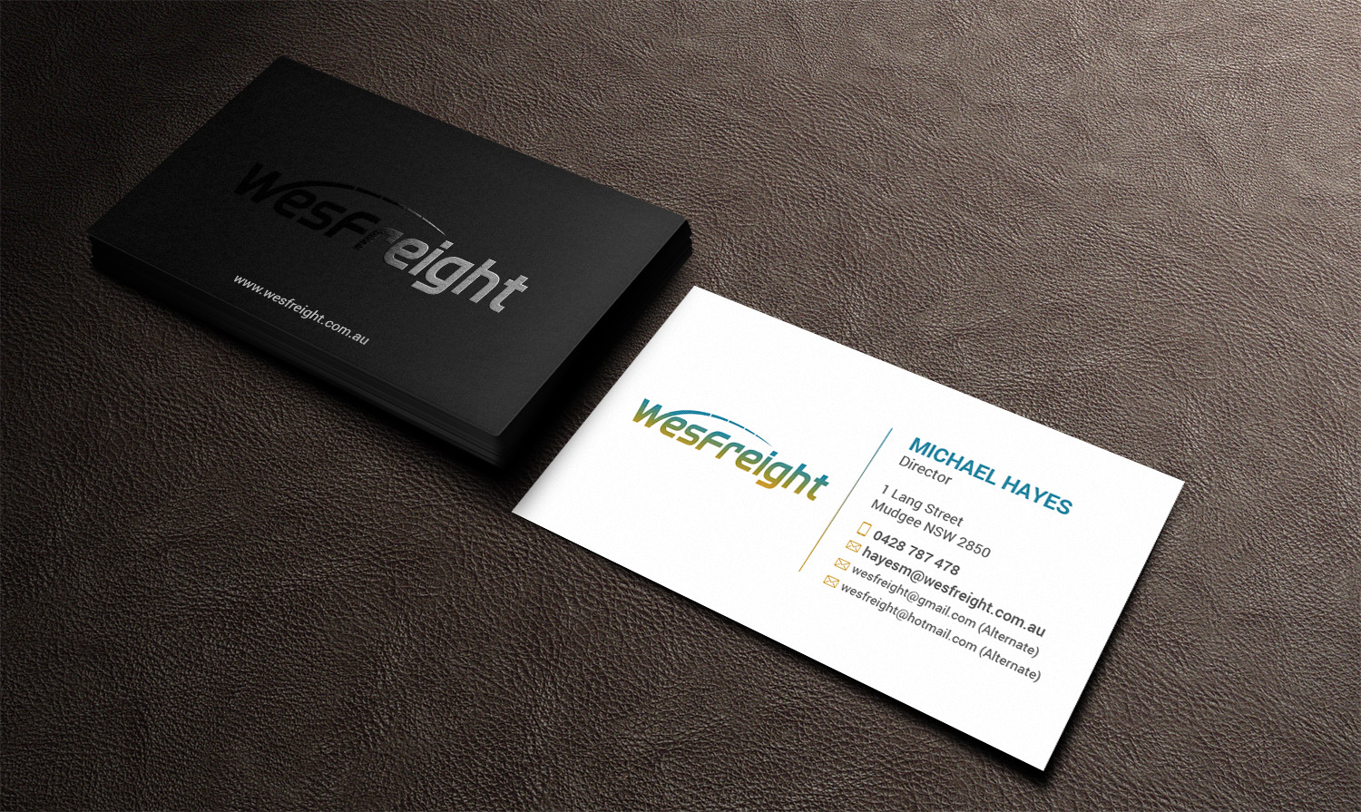 Business Card Design by Sky007 for Wesfreight | Design #14586870