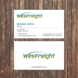 Business Card Design by Sky007 for Wesfreight | Design: #14617704