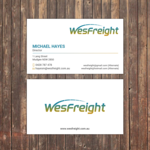 Business Card Design by Sky007 for Wesfreight | Design: #14617710