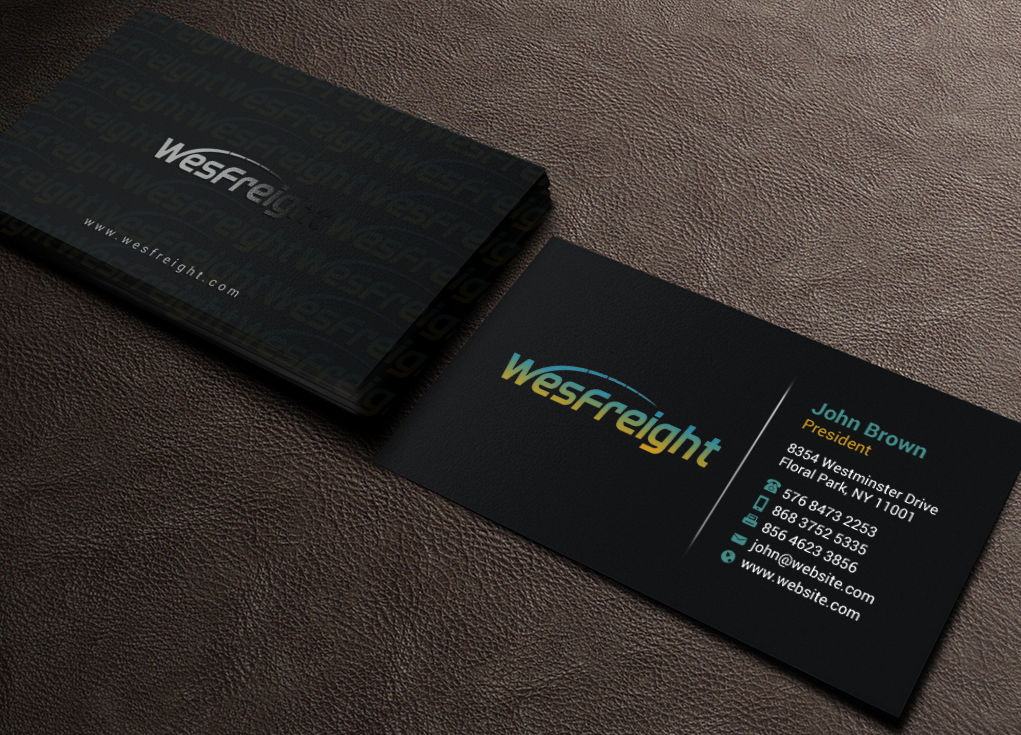 Design de Carte de Visite par Brand aid pour Wesfreight | Design #14588595