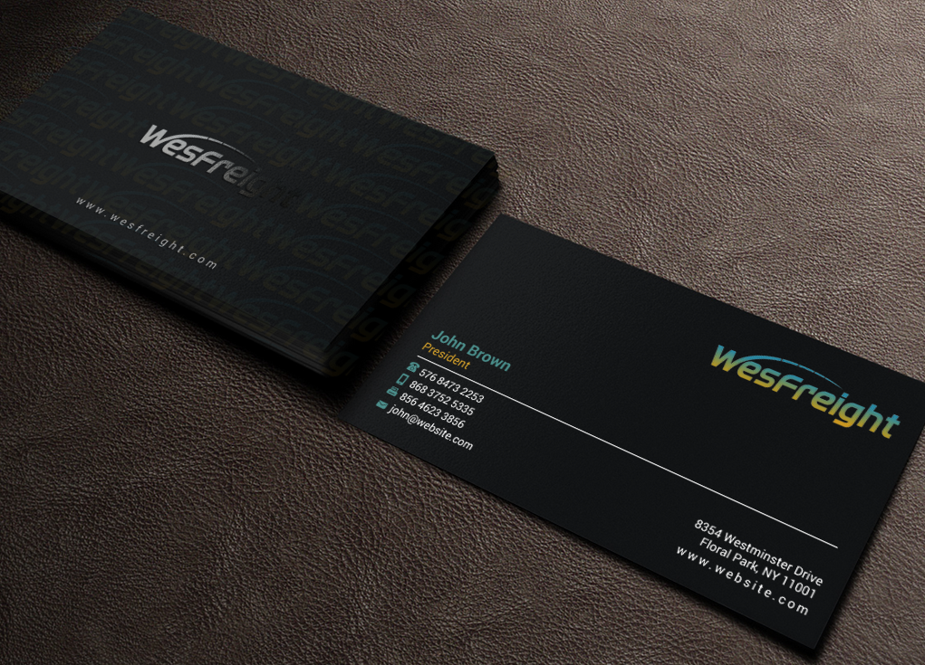 Business Card Design by Brand aid for Wesfreight | Design #14588598