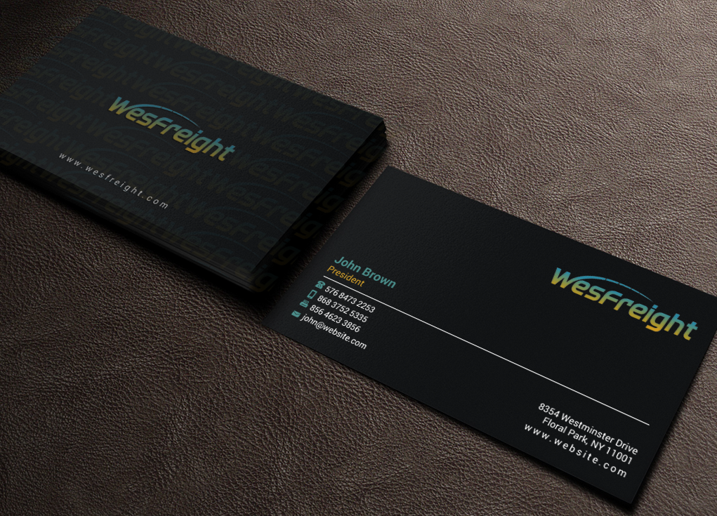 Diseño de Tarjeta de Presentación por Brand aid para Wesfreight | Diseño #14588602