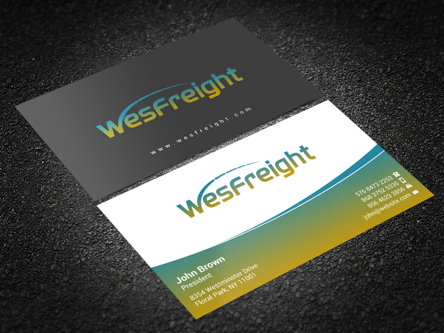 Business Card Design by Brand aid for Wesfreight | Design #14589278