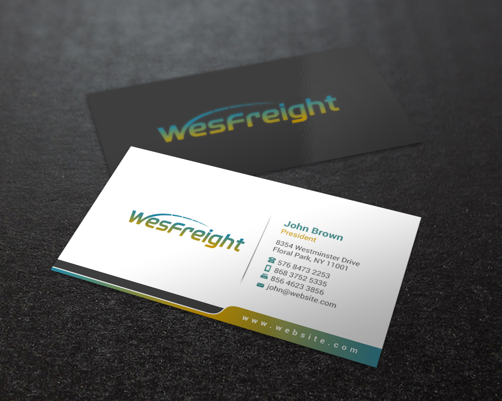 Business Card Design by Brand aid for Wesfreight | Design #14589829